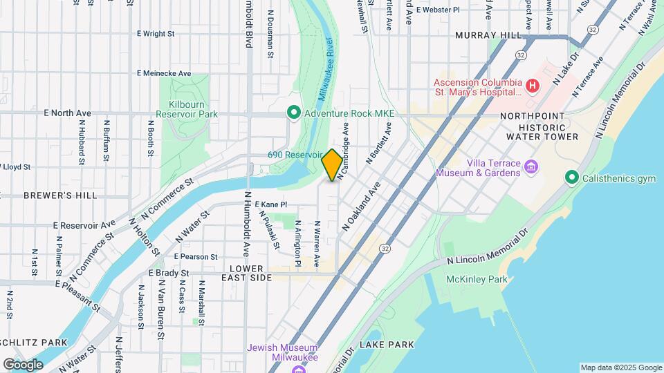 1933 N Cambridge Ave, Unit 1933 Map and Location Details