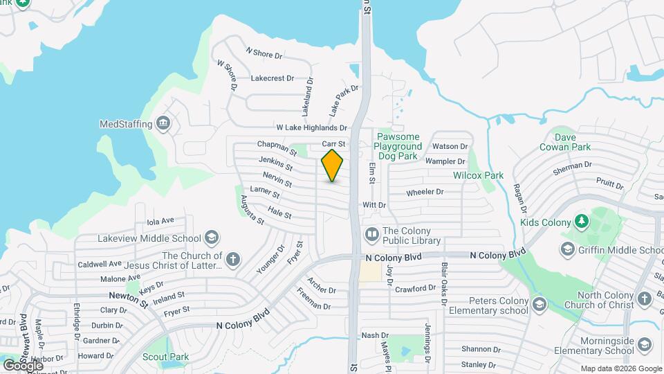 4616 Nervin St Map and Location Details