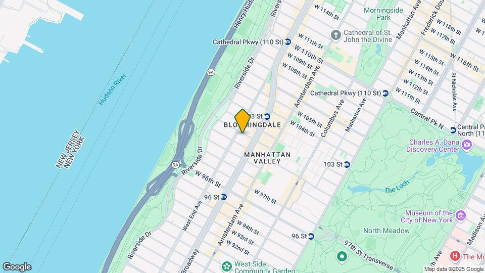 244 W 101st St Mapa y Detalles de la Ubicación