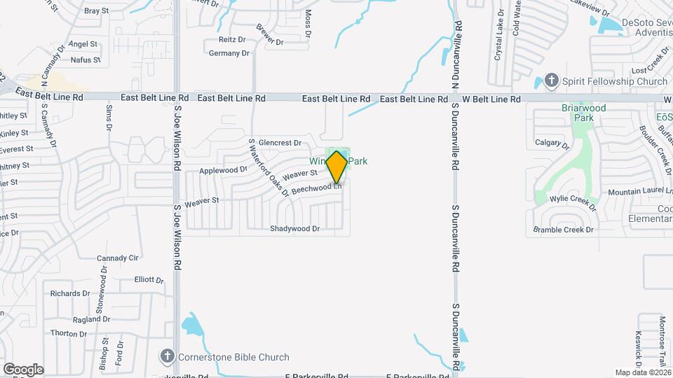 1158 Beechwood Ln Map and Location Details