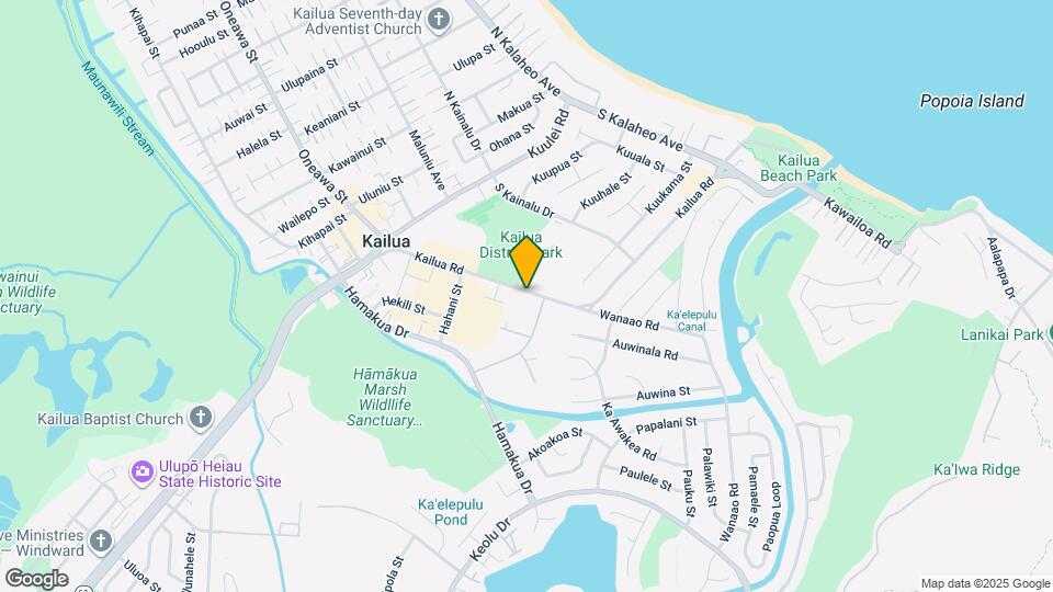 437 Kailua Rd Map and Location Details