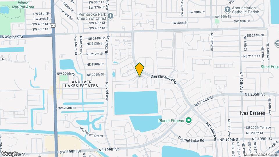 20824 San Simeon Way Map and Location Details