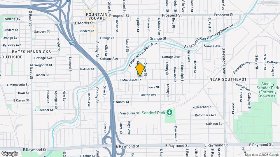 1637 Spruce St Map and Location Details