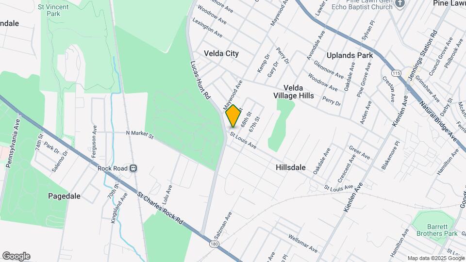 6807 St Louis Ave Map and Location Details