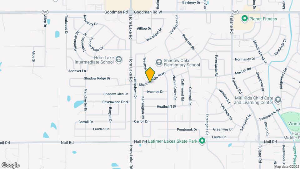 3845 Shadow Oaks Pkwy Map and Location Details