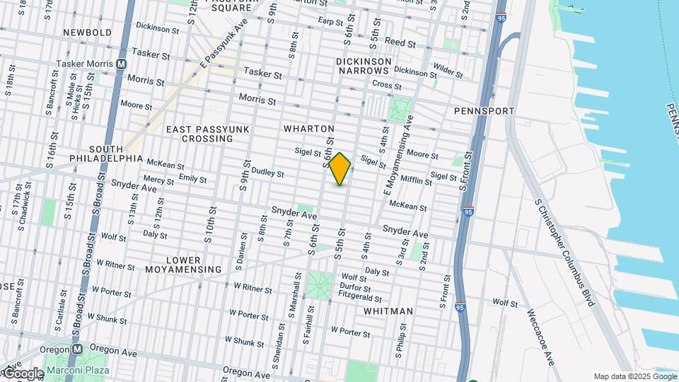 513 McKean St Map and Location Details