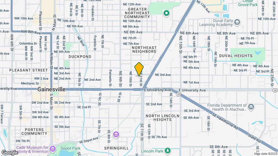 200 NE 11th St Map and Location Details