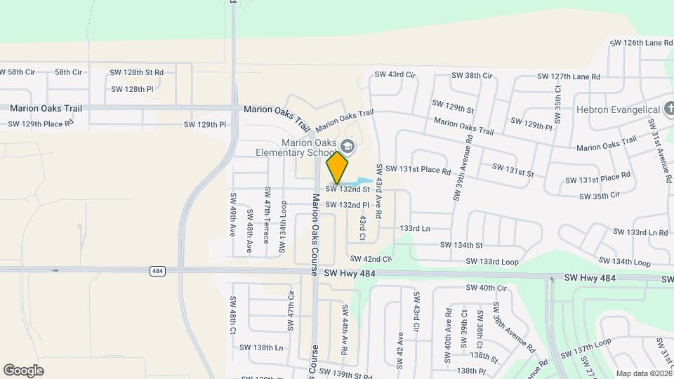 4464 SW 132nd St Map and Location Details