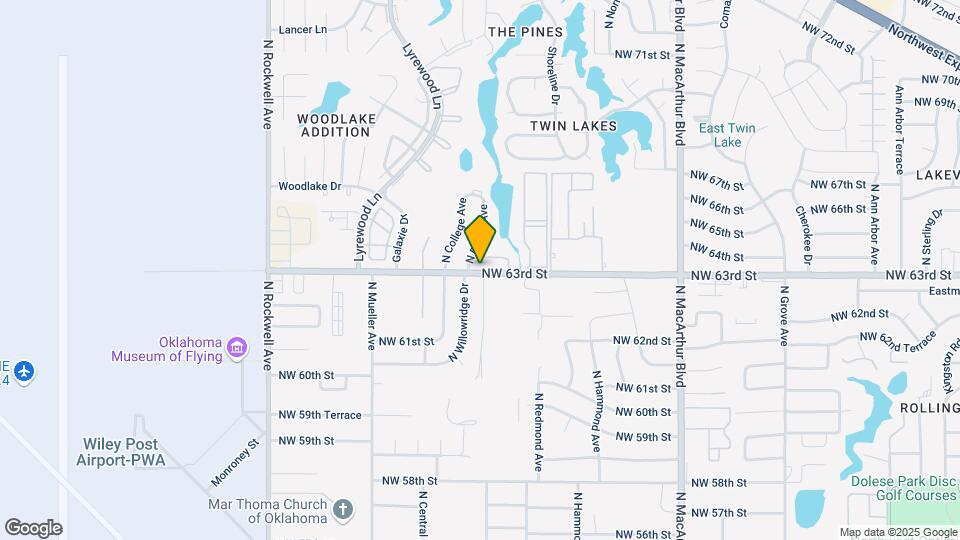6403 NW 63rd St Map and Location Details
