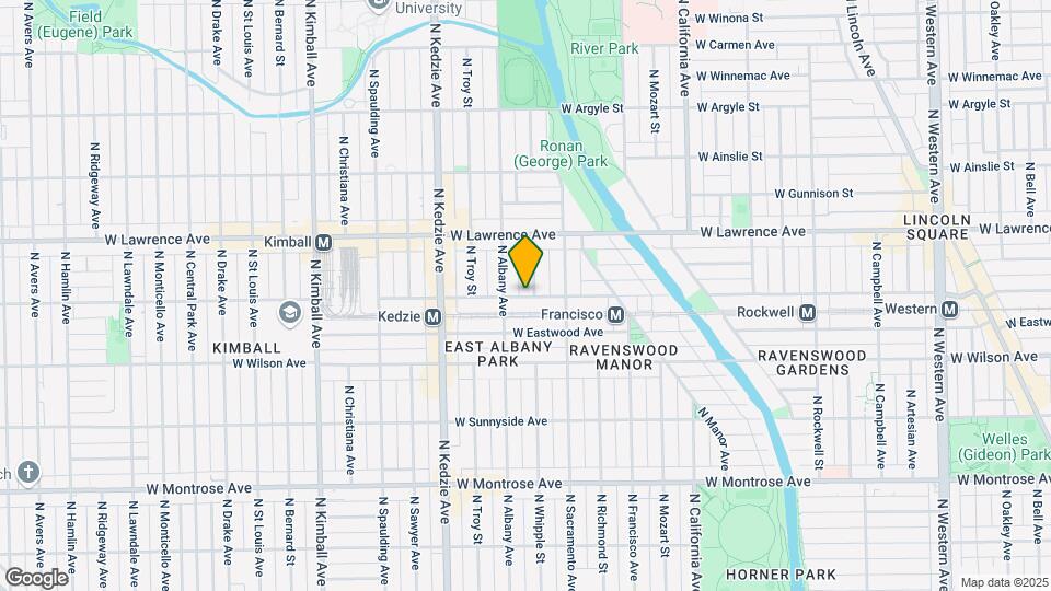 3048 W Leland Ave Map and Location Details