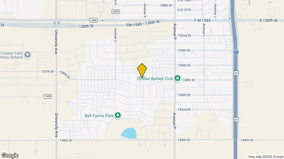 13712 Avenue S Mapa y Detalles de la Ubicación