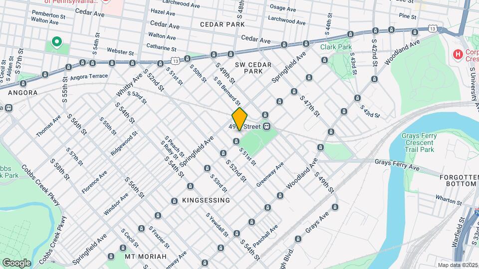 5013 Chester Ave Mapa y Detalles de la Ubicación