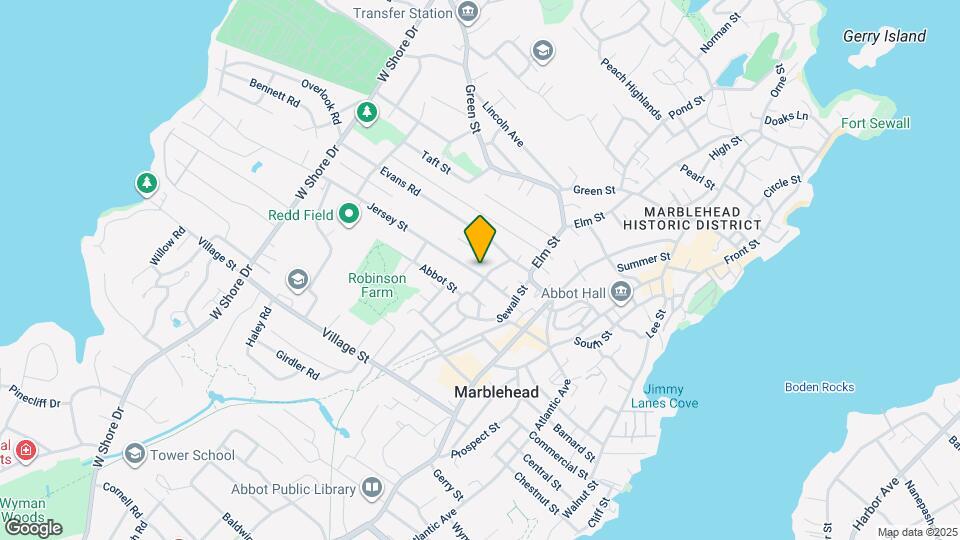 17 Jersey St., Unit #2 Second floor Map and Location Details