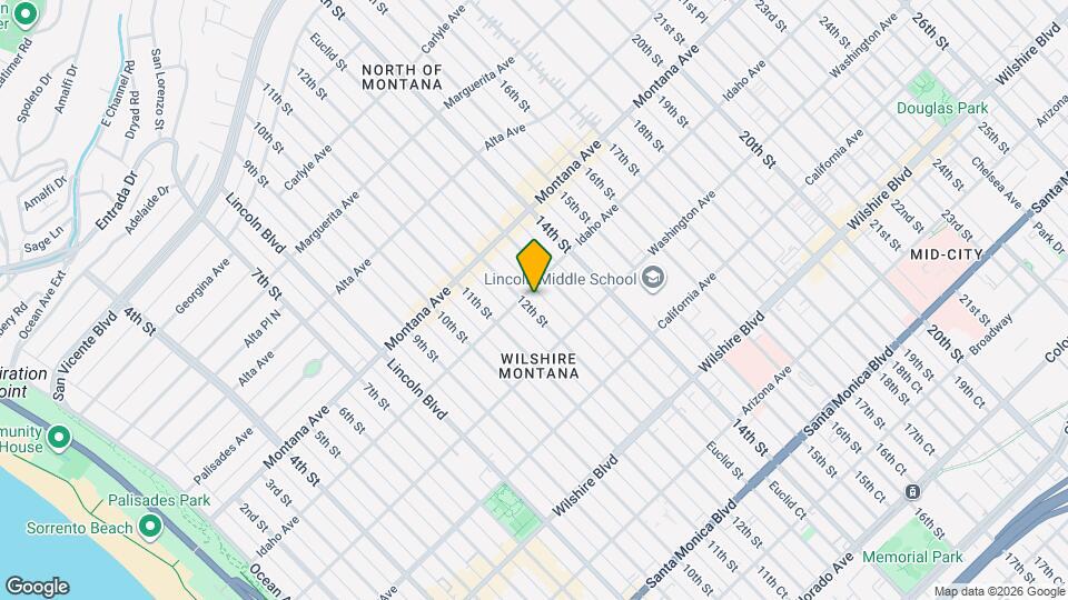 907 12th St Map and Location Details