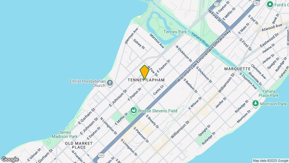1116 E Dayton St, Unit #2 Mapa y Detalles de la Ubicación
