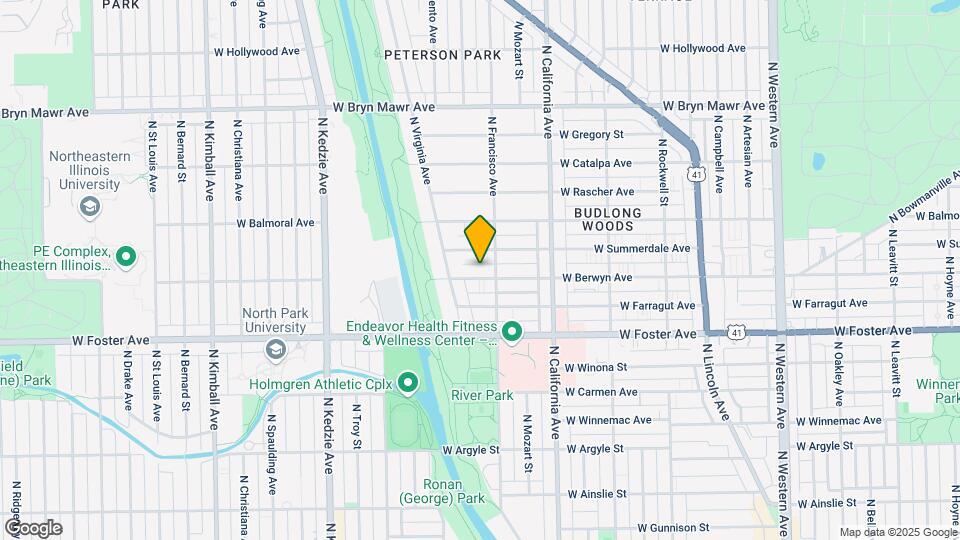 2914 W Berwyn Ave Map and Location Details