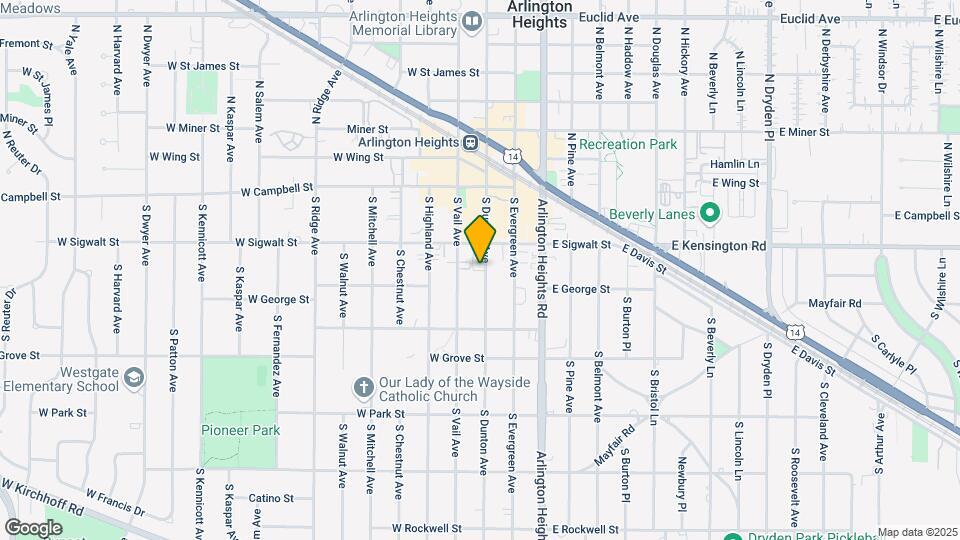 110 S Dunton Ave Map and Location Details