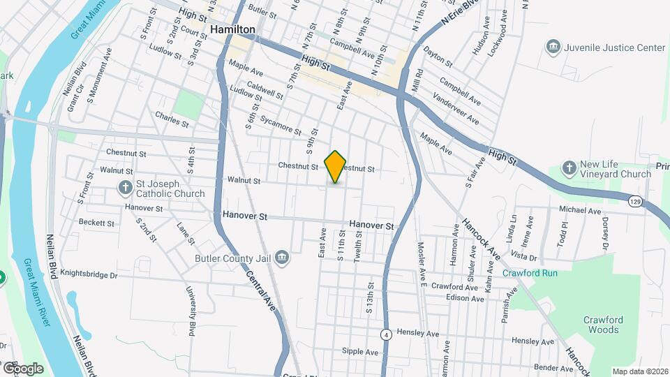 1005 Walnut St, Unit 1-220 Map and Location Details