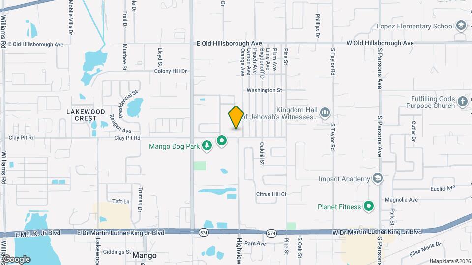 11821 Mango Cross Ct Mapa y Detalles de la Ubicación