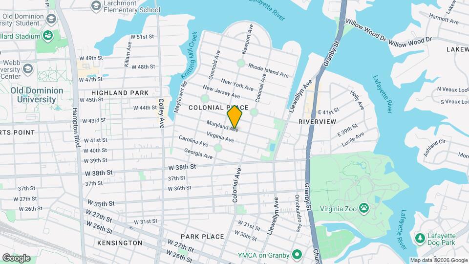 527 Maryland Ave Map and Location Details