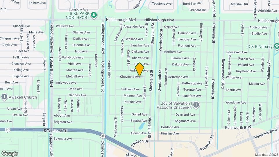 18165 Cheyenne Ave Mapa y Detalles de la Ubicación