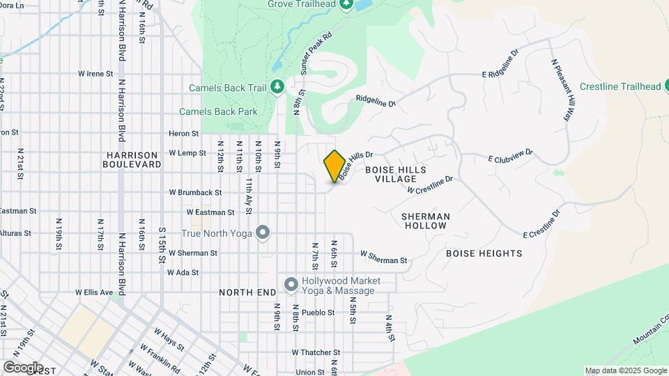 612 Boise Hills Dr Mapa y Detalles de la Ubicación