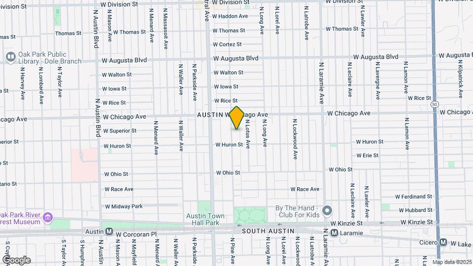 725 N Lorel Ave-Unit -1st. Fl. Map and Location Details