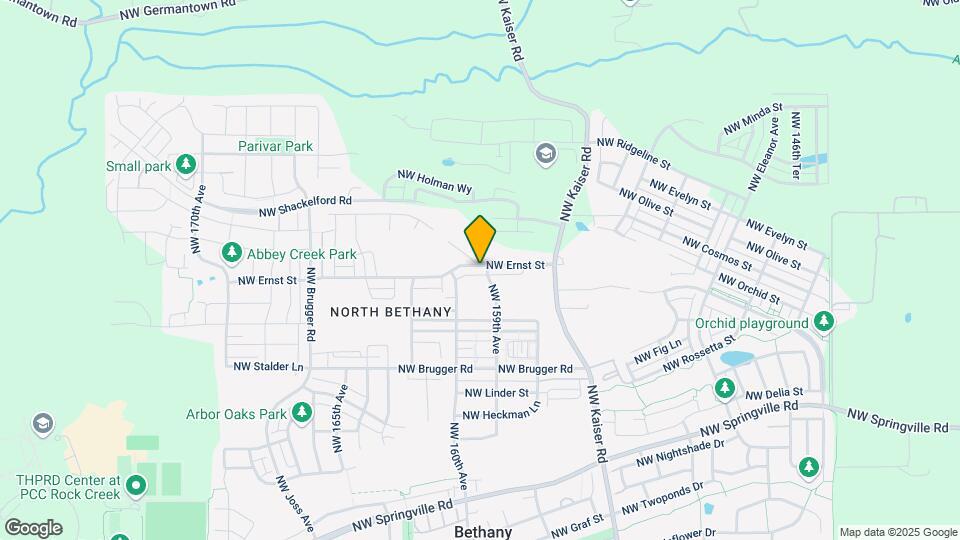 15945 NW Hosmer Ln Map and Location Details