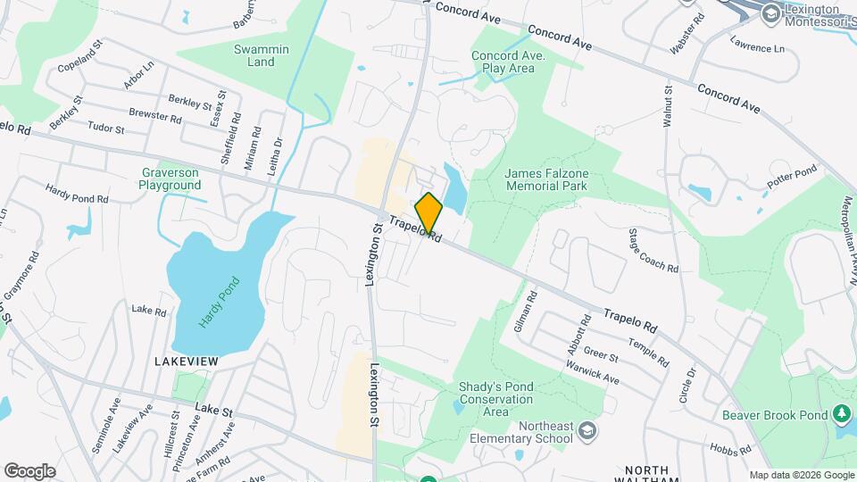 970 Trapelo Rd Mapa y Detalles de la Ubicación