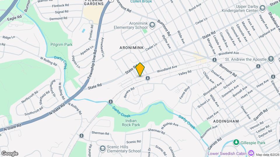 4818 Woodland Ave Map and Location Details