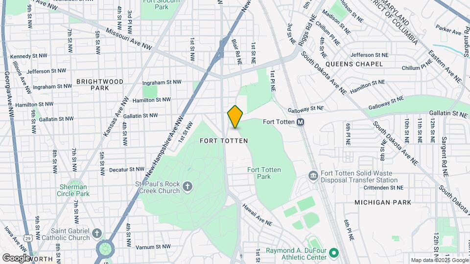 5000 Fort Totten Dr NE Map and Location Details