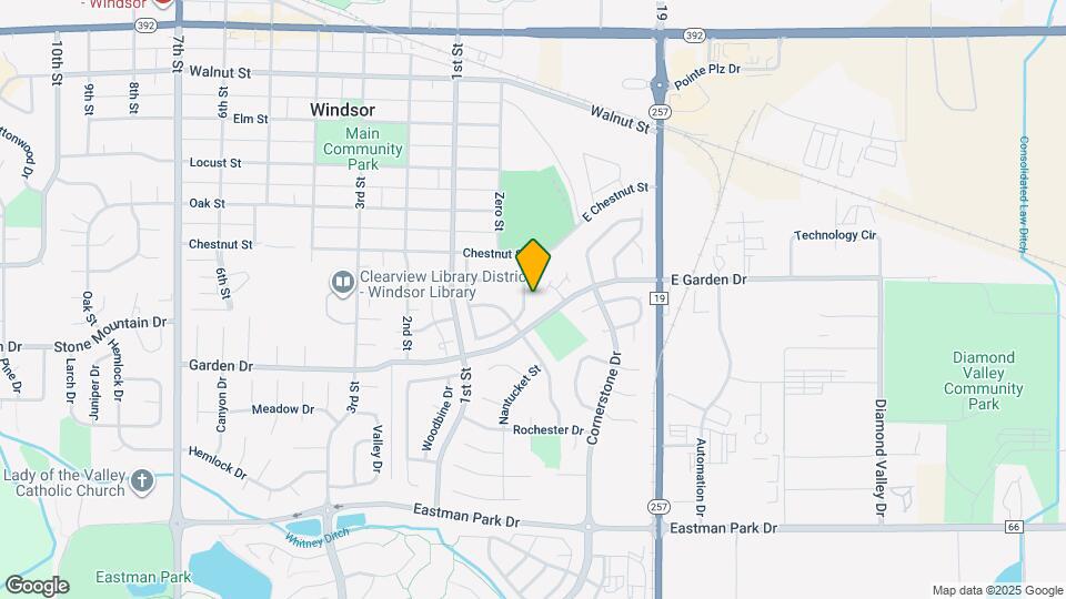 747 Ponderosa Dr Map and Location Details