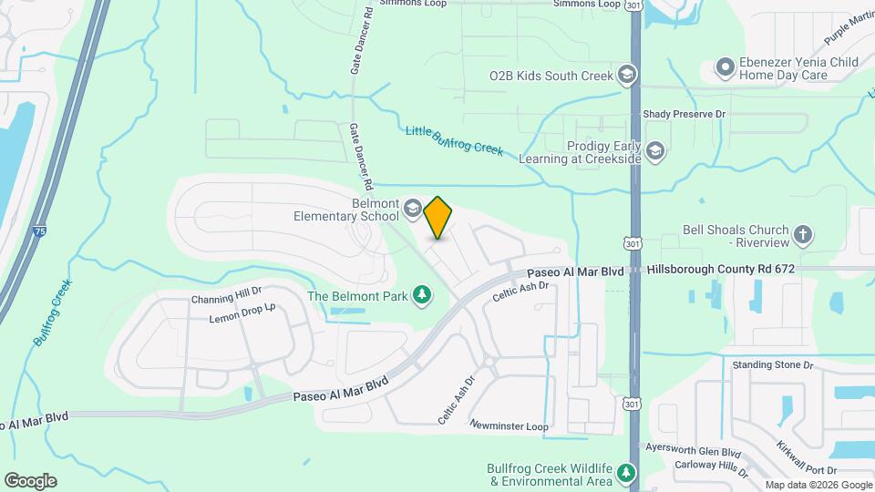 14202 War Admiral Pl Mapa y Detalles de la Ubicación