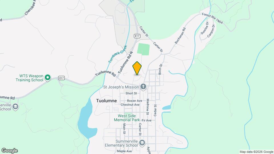 Tuolumne Apartments Map and Location Details
