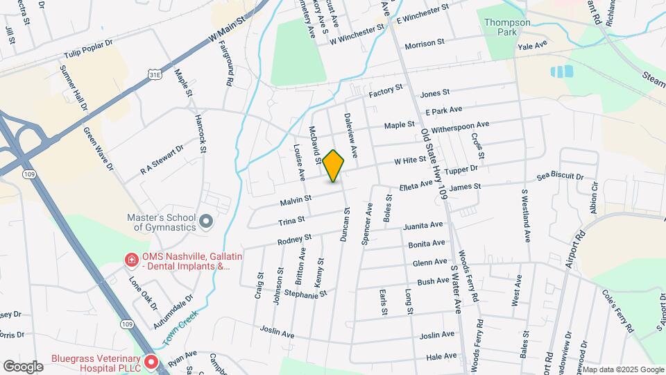 302 Malvin St Map and Location Details