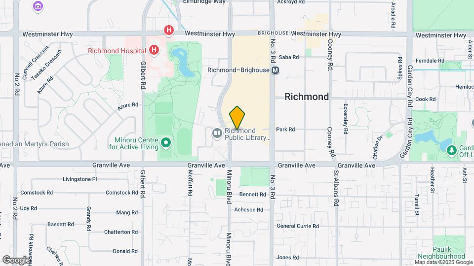 CF Richmond Centre Redevelopment Map and Location Details