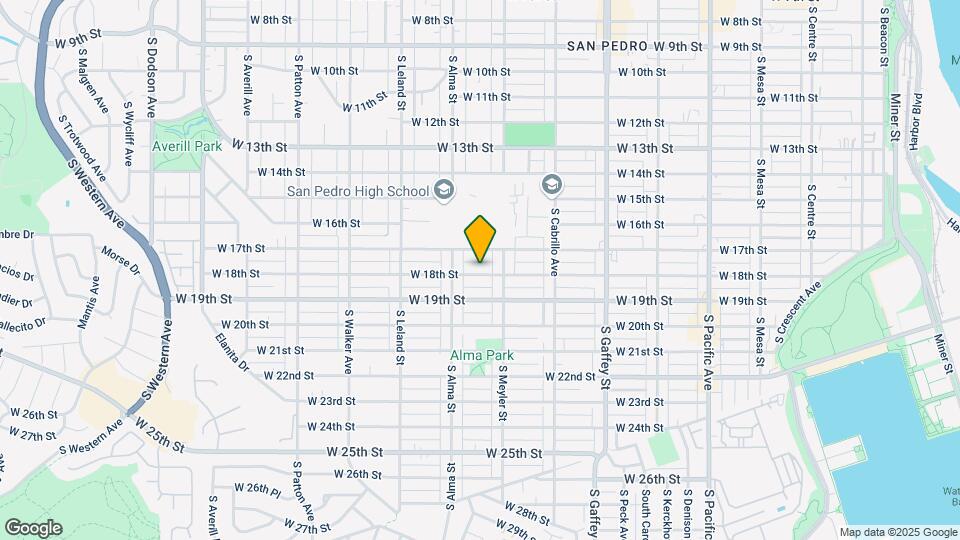 940 W 18th St Map and Location Details