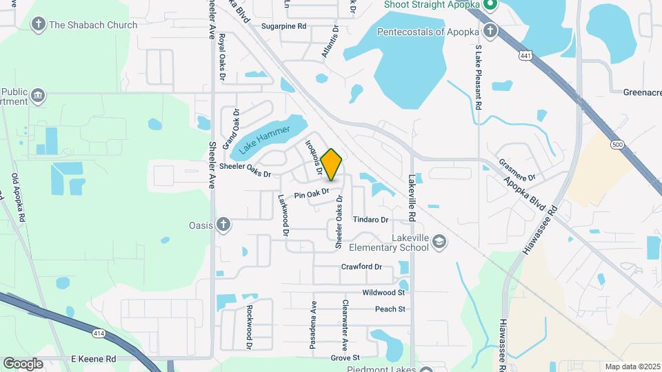 1275 Pin Oak Dr Map and Location Details