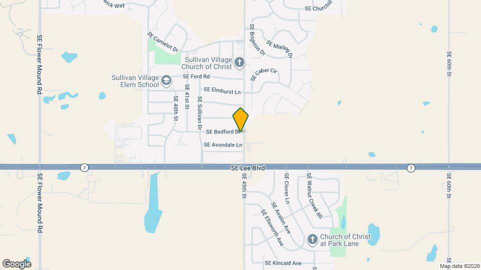 4229 SE Bedford Dr Map and Location Details