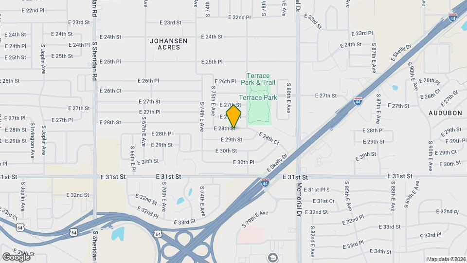 7542 E 28th St Map and Location Details