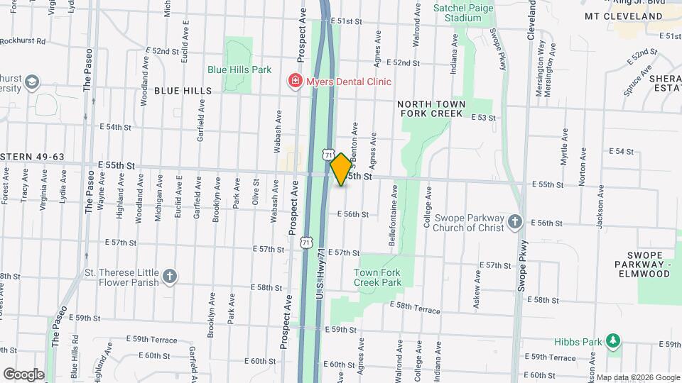 5518 S Benton Ave Mapa y Detalles de la Ubicación