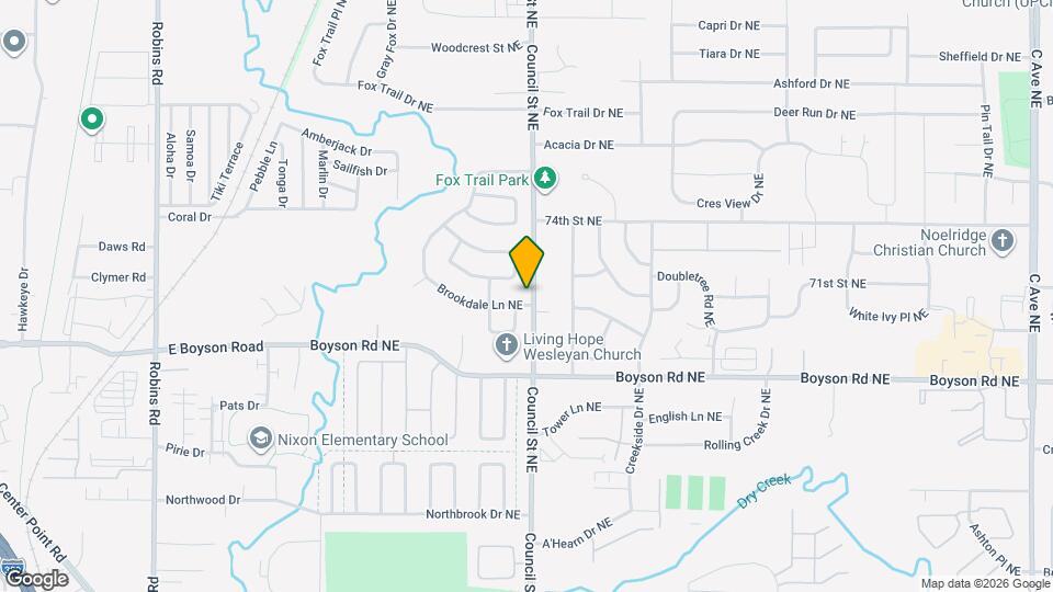 1504 Brookdale Ln NE Map and Location Details