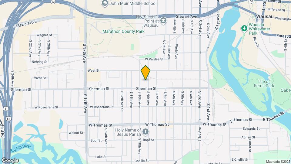 828 S 9th Ave Map and Location Details