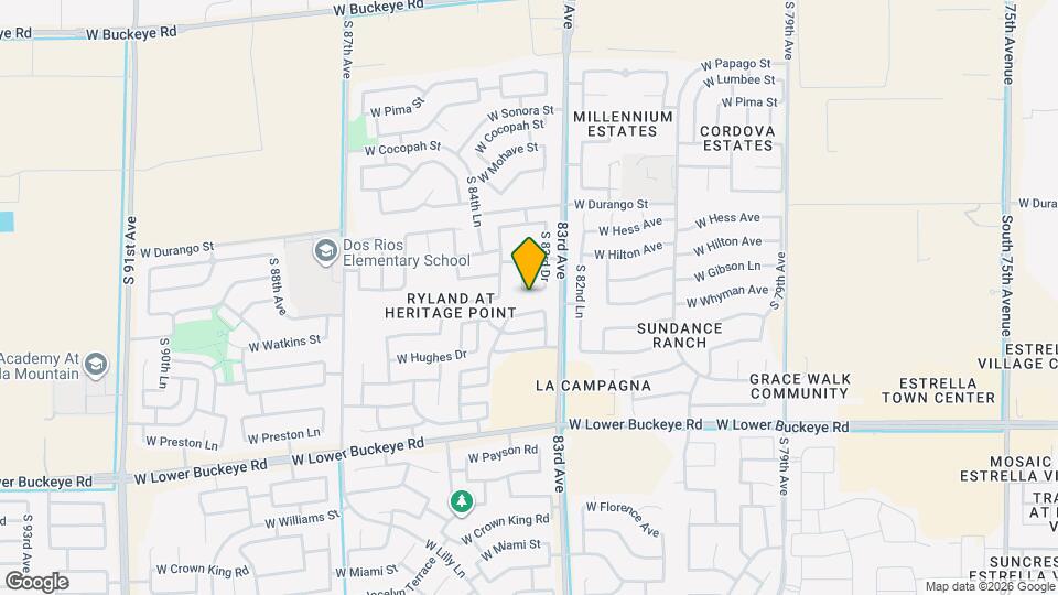 8319 W Whyman Ave Mapa y Detalles de la Ubicación
