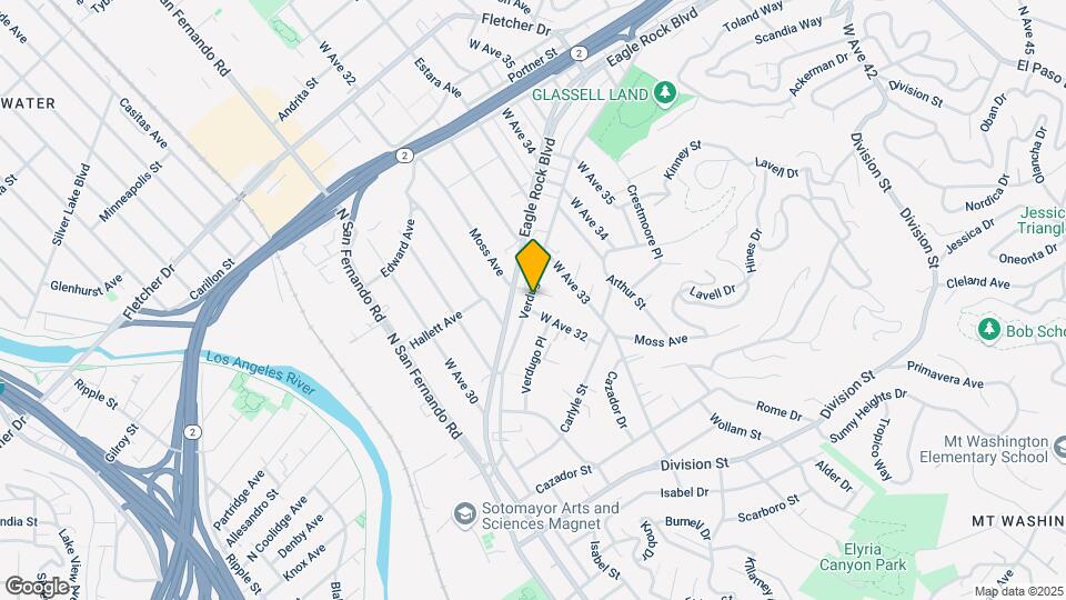 3208 Verdugo Rd Map and Location Details