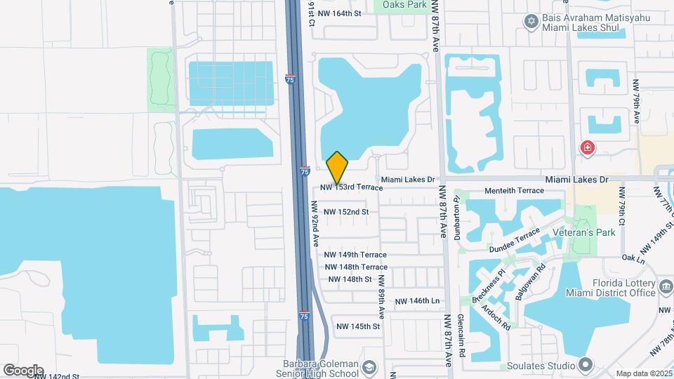 15861 NW 90th Ct Map and Location Details