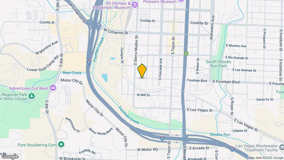 111 W Fountain Blvd Map and Location Details