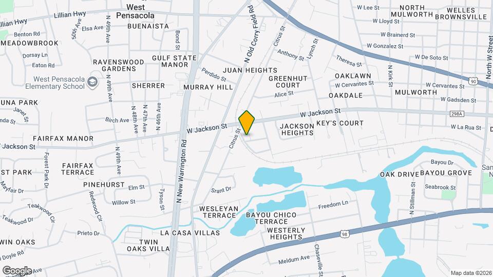 4238 1/2 Gaffney St Map and Location Details