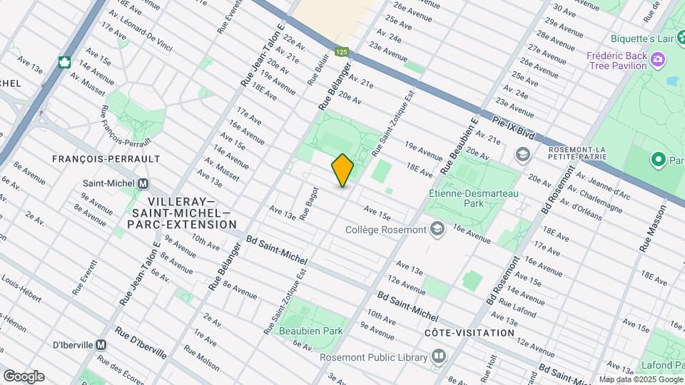 3575 Saint-Zotique Rue E Map and Location Details