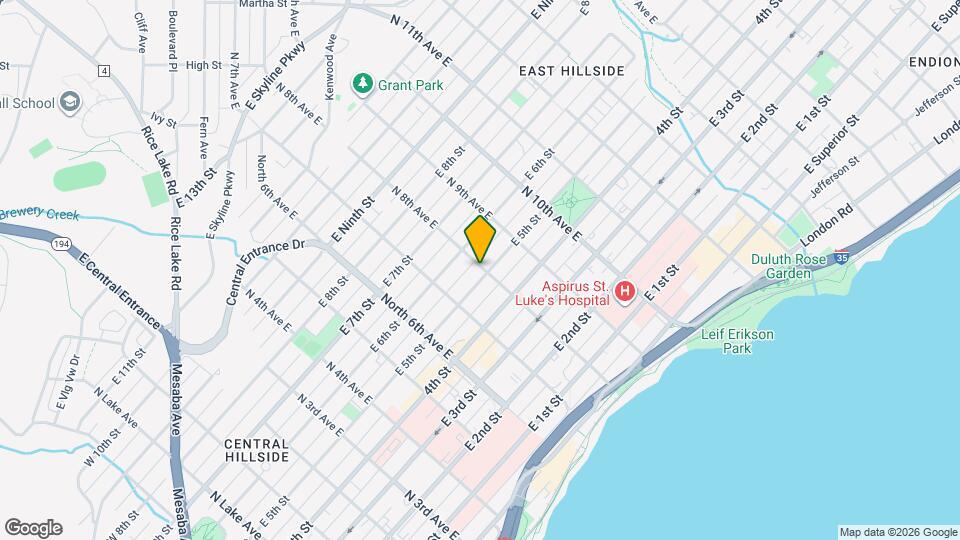 731 E 5th St, Unit 1 Mapa y Detalles de la Ubicación